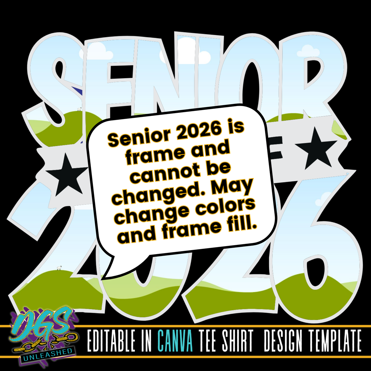 Senior Class of 2026 Layer Editable Canva Template – Da Goodie Shop ...