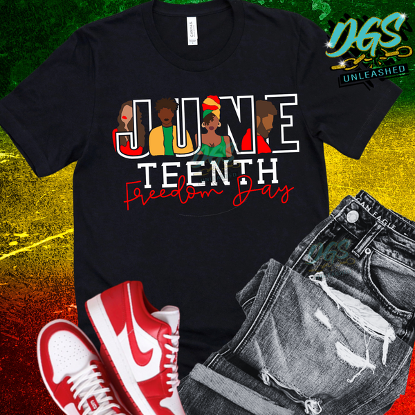 Juneteenth Freedom Day (for dark) (DTF TRANSFER ONLY!!)