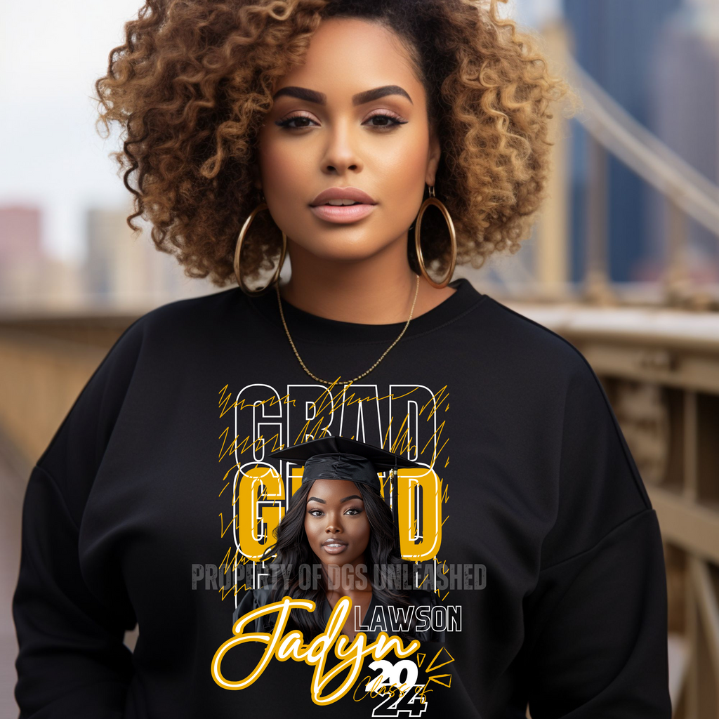 Repeat Words Grad Design Editable Canva Template – Da Goodie Shop Unleashed