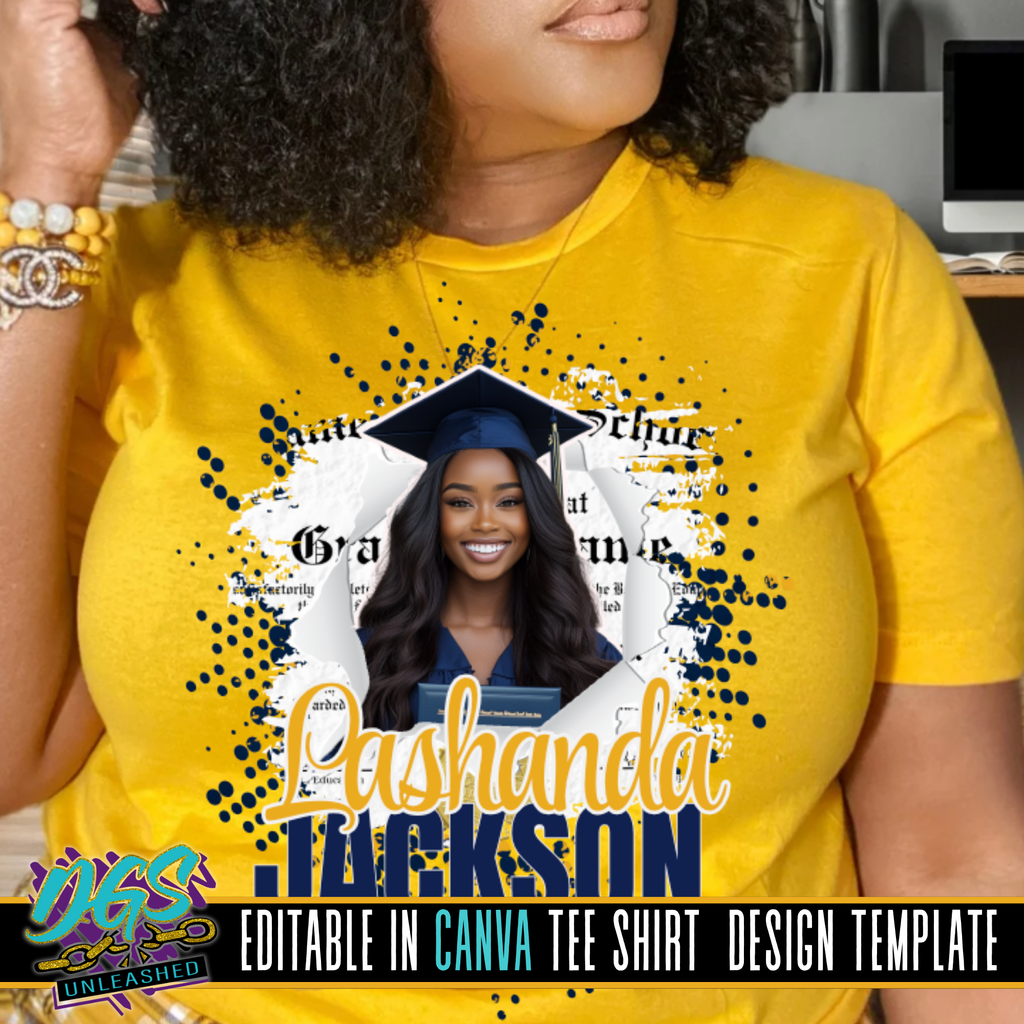 2025 Graduate Diploma Editable Canva Template