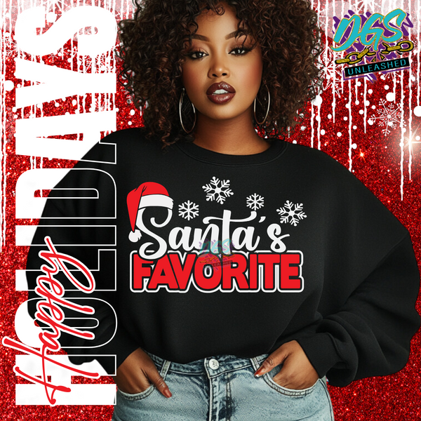 Santa's Favorite SVG, DXF, PNG, and EPS Digital Files