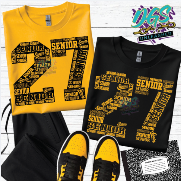 27 Senior Wordcloud SVG, DXF, EPS, PNG Instant Digital Download