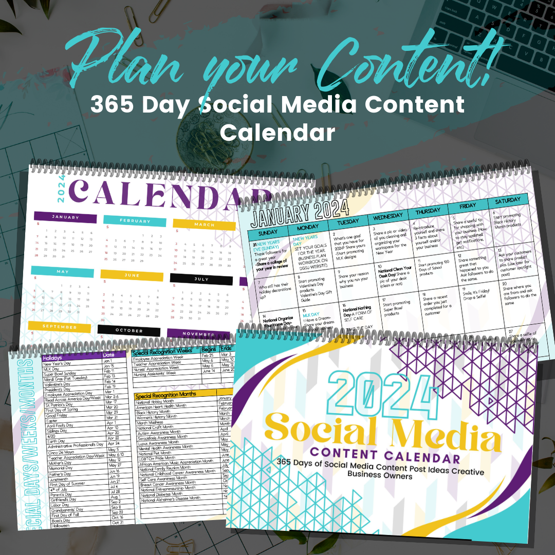 365 Day Social Media Content Calendar for 2026 – Da Goodie Shop Unleashed