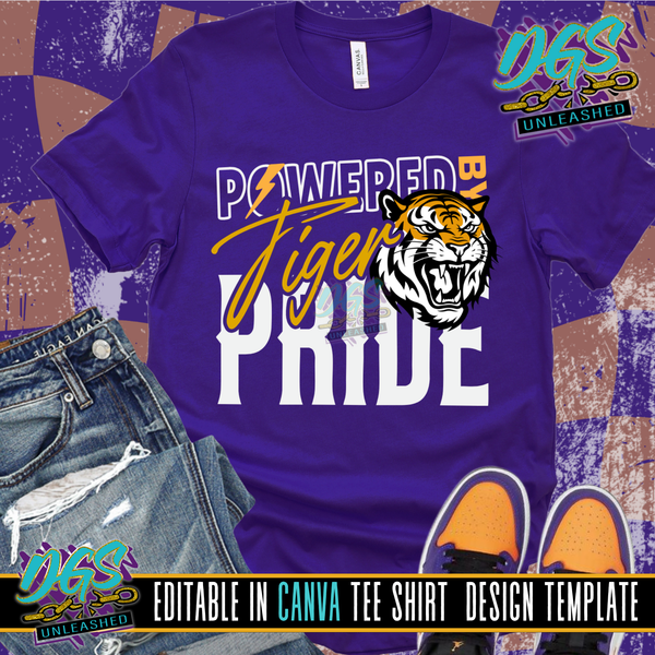 Powered by Team Pride Editable Canva Template