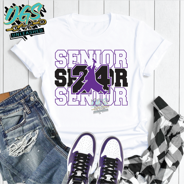 Air Senior 24 Repeat SVG, DXF, PNG, and EPS Digital Files