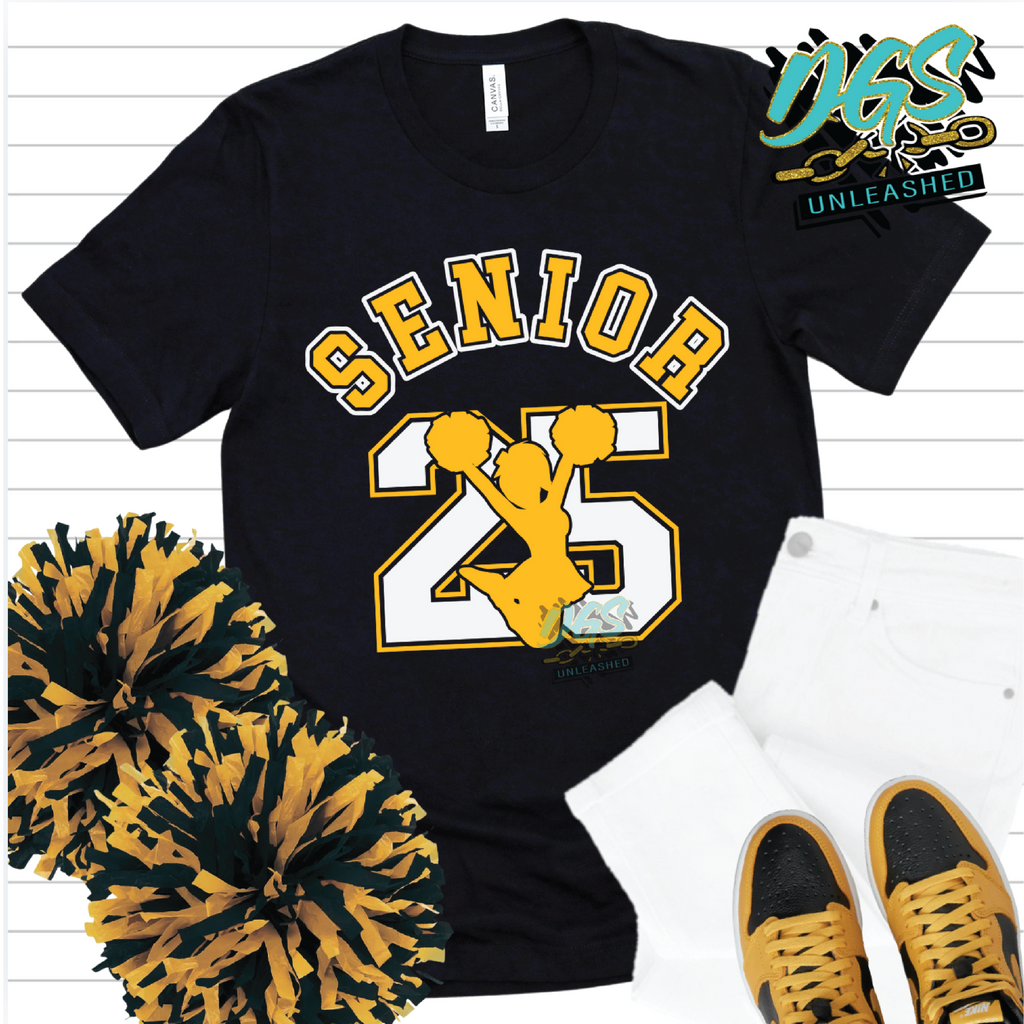 Air Senior 25 Cheer SVG, DXF, PNG, and EPS Cricut-Silhouette Instant Digital Download