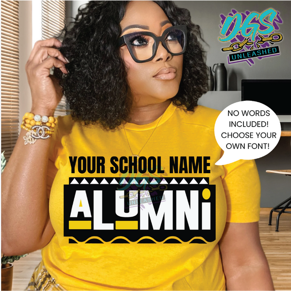 Alumni SVG, DXF, PNG, and EPS Cricut-Silhouette Instant Digital Download