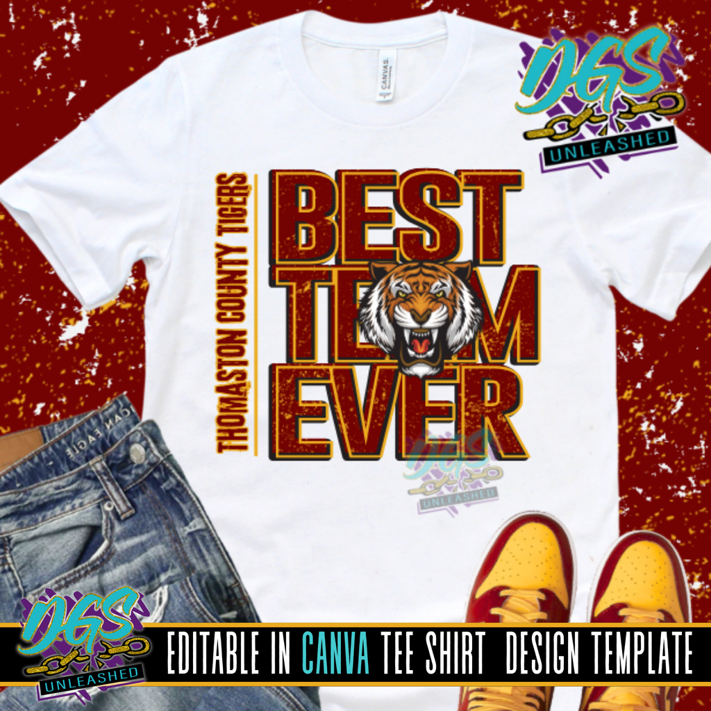 Best Team Ever Canva Template Editable Canva Template
