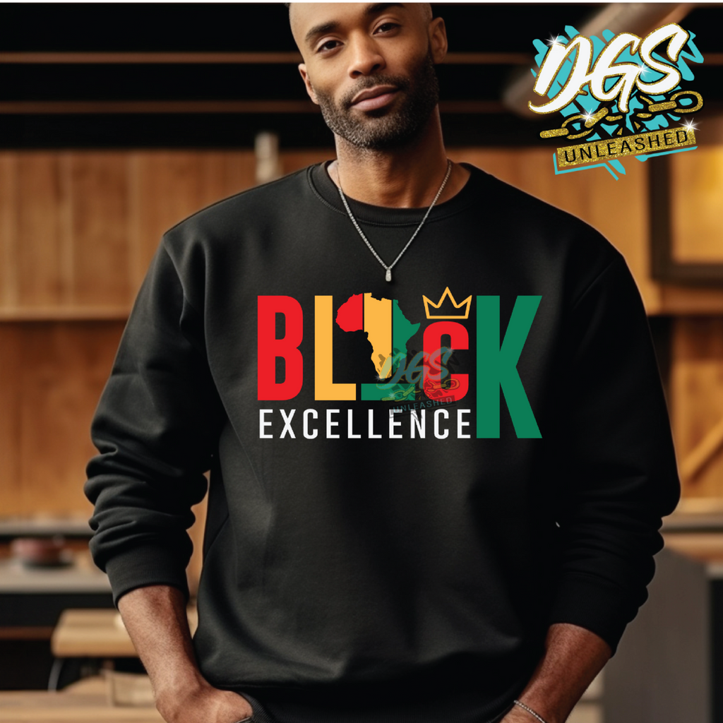 Black Excellence 2024 SVG, DXF, PNG, and EPS Digital Files