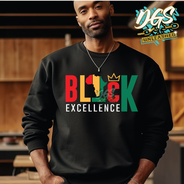 Black Excellence 2024 SVG, DXF, PNG, and EPS Digital Files