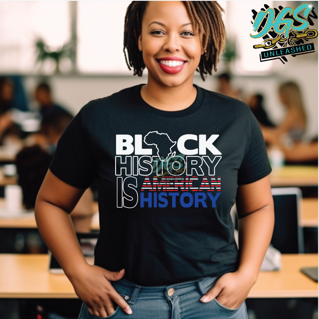 Black History is American History SVG, DXF, PNG, and EPS Digital Files
