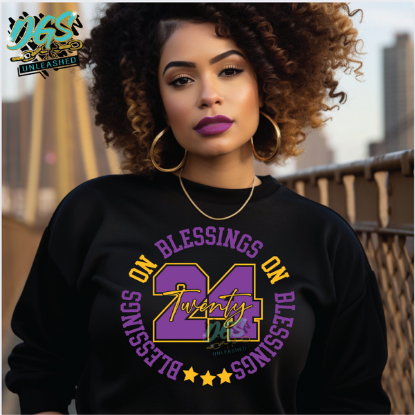 Blessings on Blessings 2024 SVG, DXF, PNG, and EPS Cricut-Silhouette Instant Digital Download