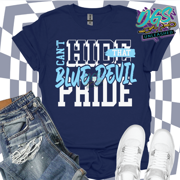 Blue Devil Pride SVG, DXF, PNG, and EPS Cricut-Silhouette Instant Digital Download