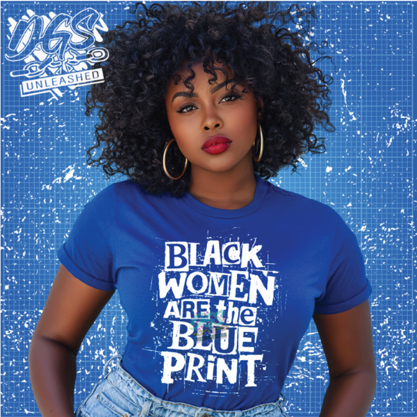 Black Women are the Blue Print PNG Instant Digital Download