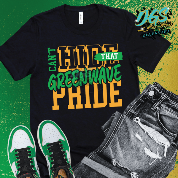 Can't Hide Pride-Greenwave SVG, DXF, PNG, and EPS Cricut-Silhouette Instant Digital Download