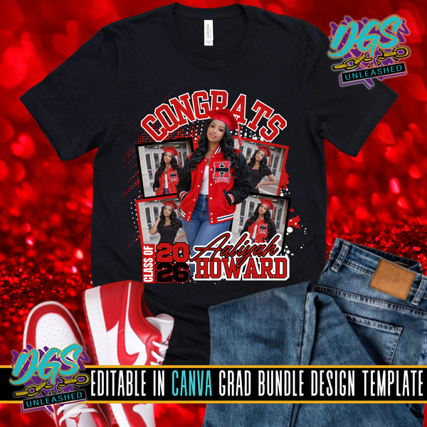 Congrats 2026 Editable Canva Template