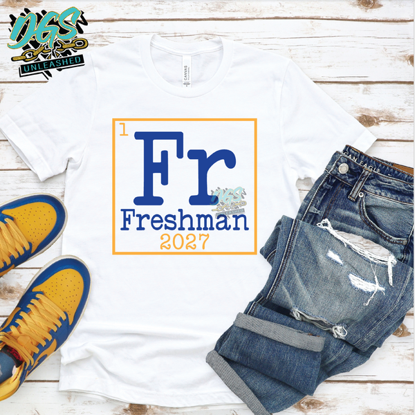 Class Element Freshman SVG, DXF, PNG, and EPS Digital Files