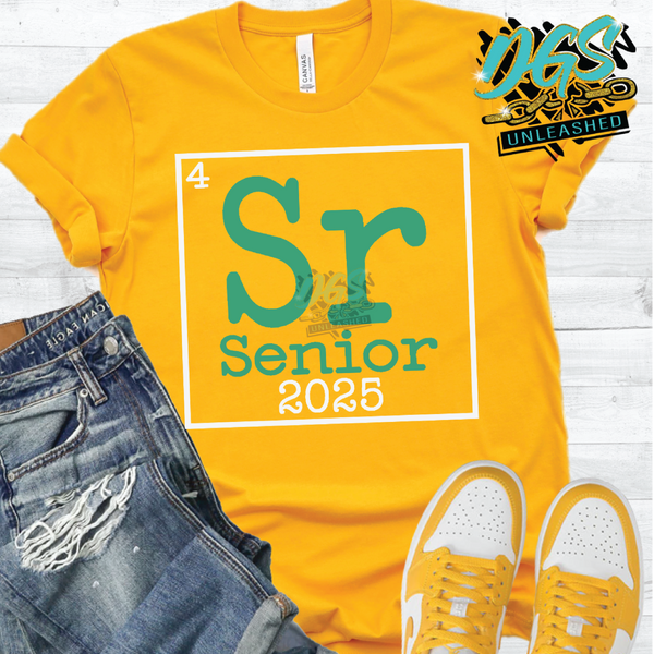 Class Elements Senior 2025 SVG, DXF, PNG, and EPS Cricut-Silhouette Instant Digital Download