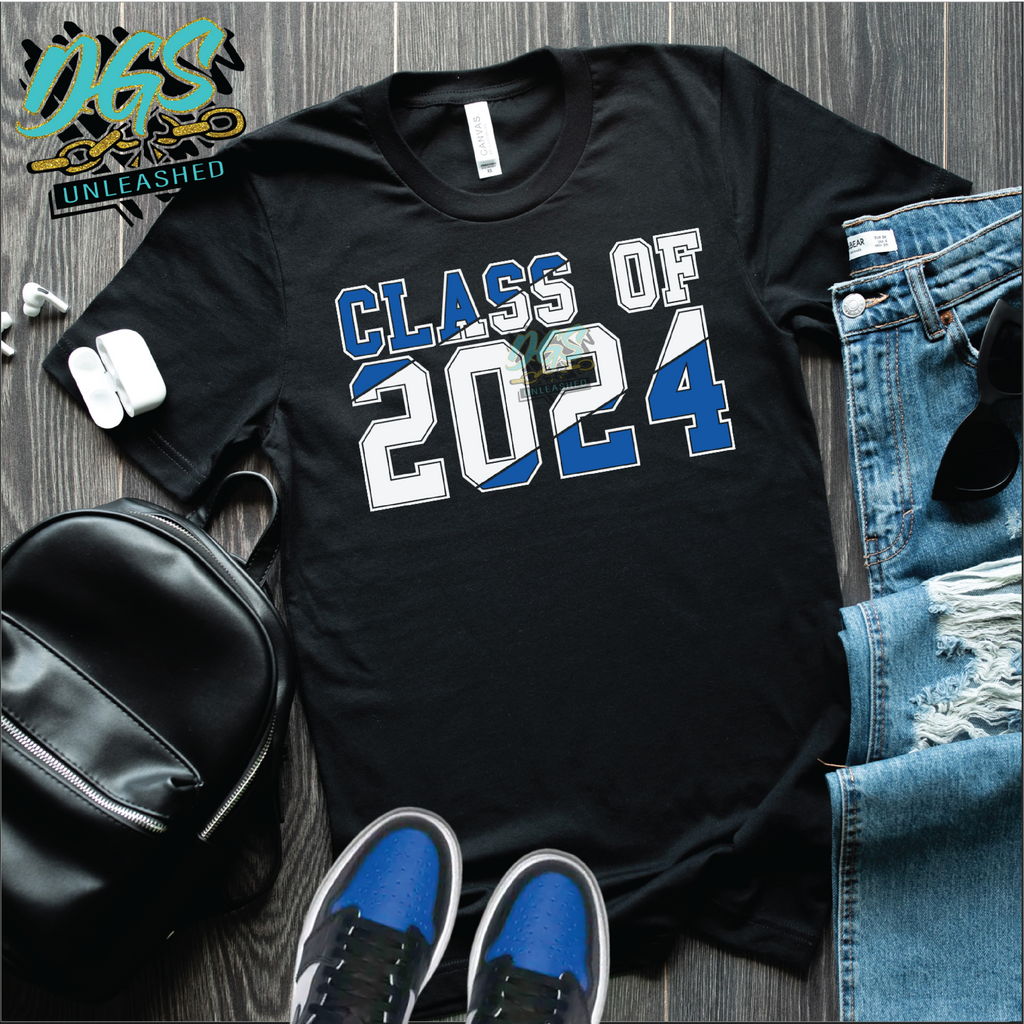 Class of 2024 Duo SVG, DXF, PNG, and EPS Digital Files