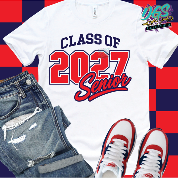 Class of 2027 Senior-NEW SVG, DXF, EPS, PNG Instant Digital Download