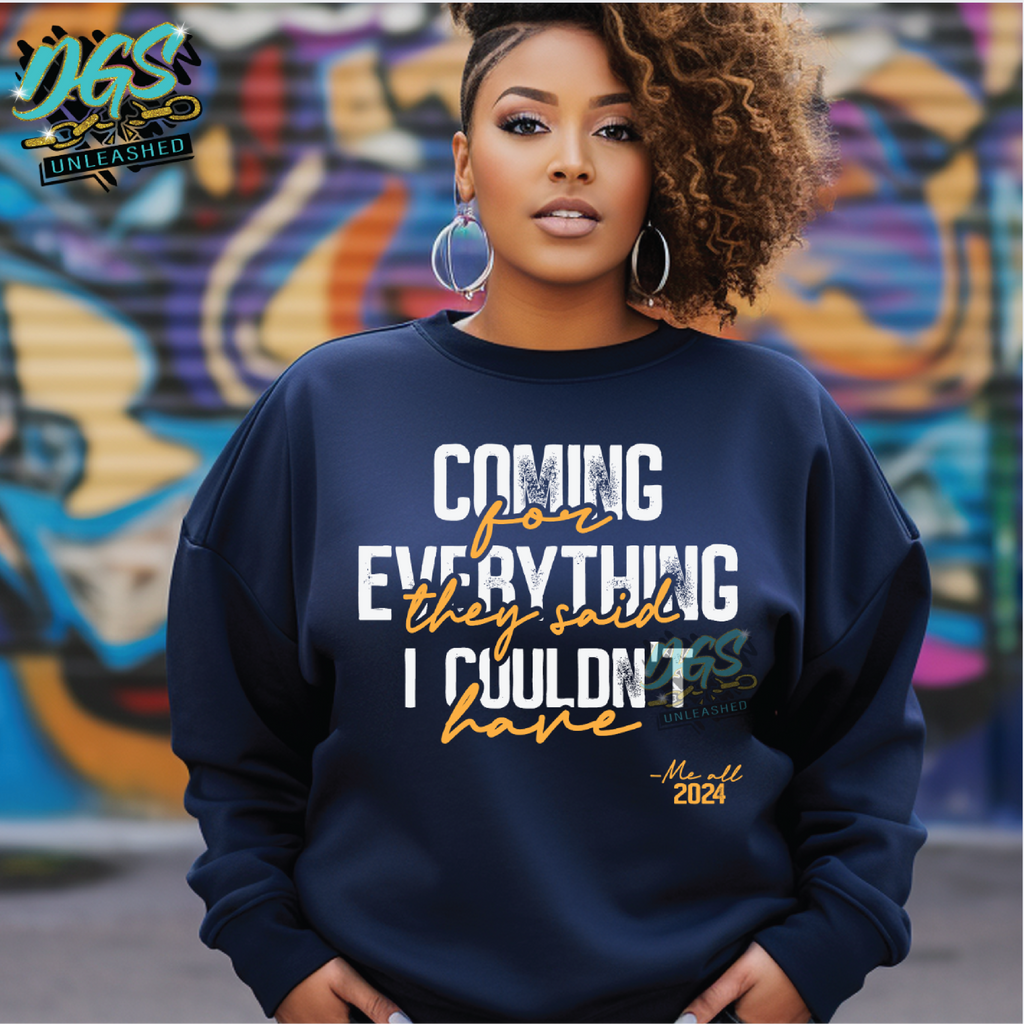 Coming for Everything 2024 SVG, DXF, PNG, and EPS Cricut-Silhouette Instant Digital Download