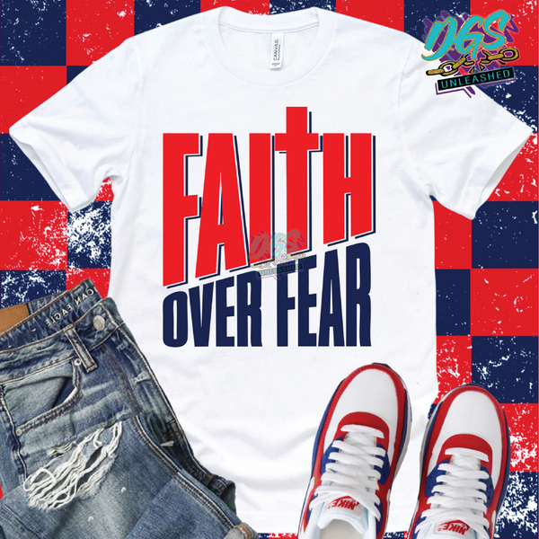 Faith over Fear SVG, DXF, PNG, and EPS Cricut-Silhouette Instant Digital Download