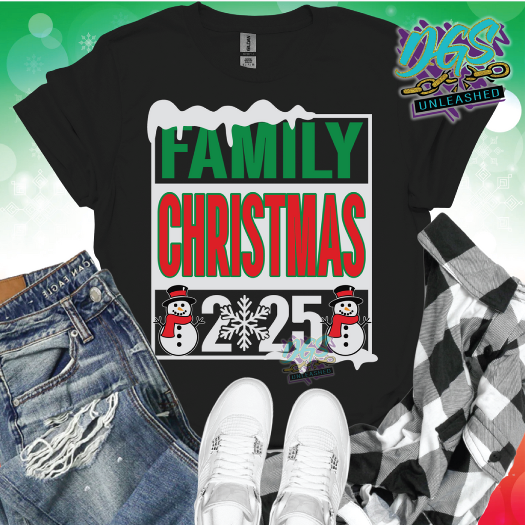 Family Christmas 2025 SVG, DXF, PNG, and EPS Cricut-Silhouette Instant Digital Download