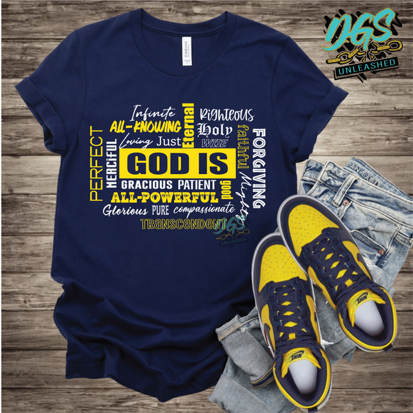 God Is SVG, DXF, PNG, and EPS Cricut-Silhouette Instant Digital Download