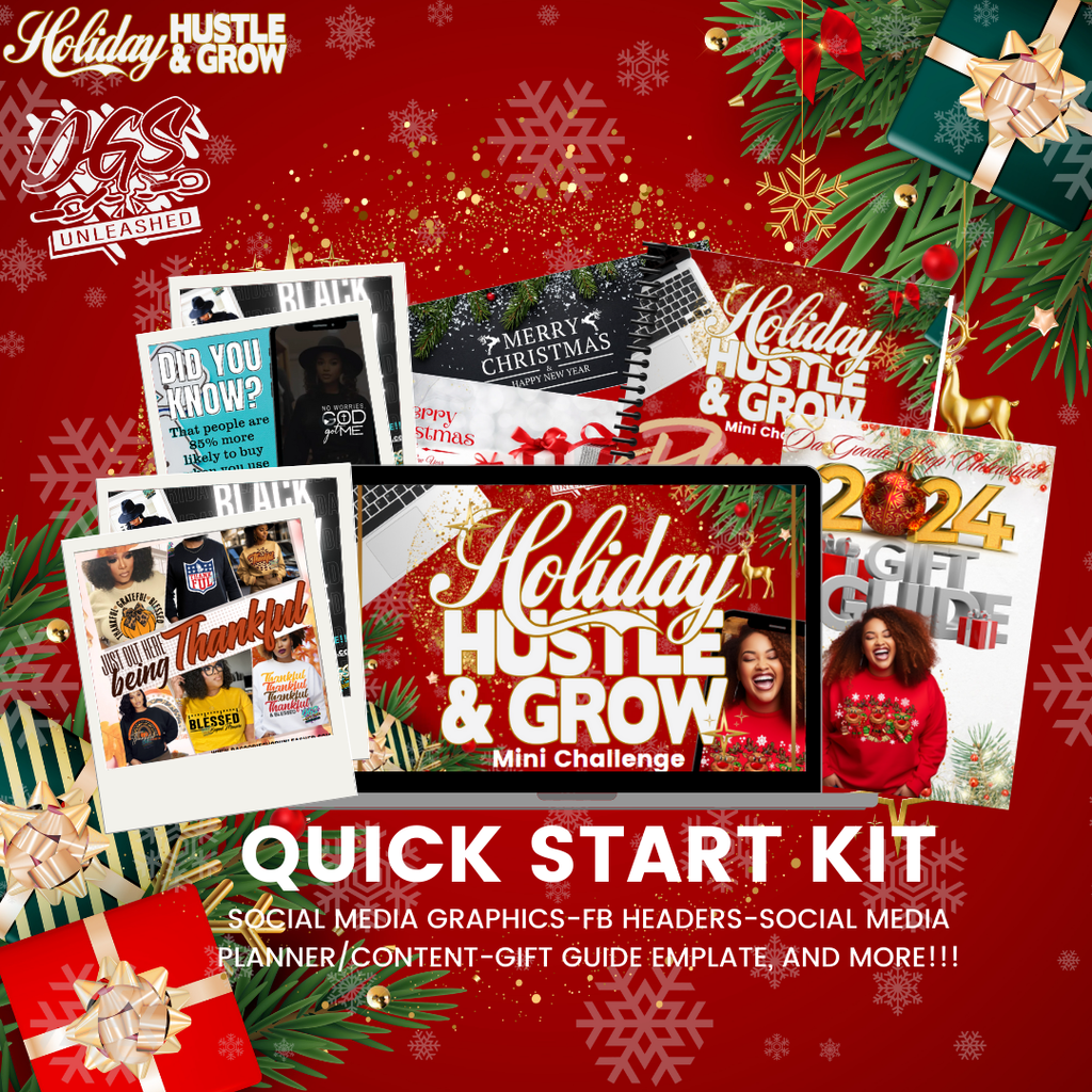 Holiday Hustle and Grow Mini Challenge Quick Start Kit