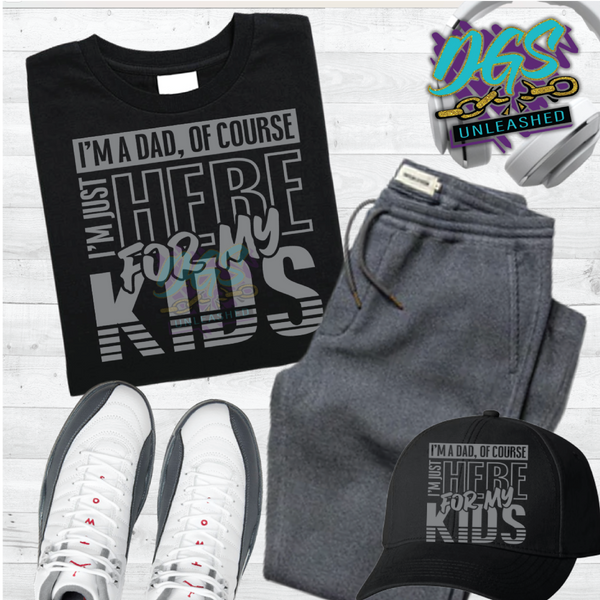 Here for My Kids SVG, DXF, PNG, and EPS Cricut-Silhouette Instant Digital Download