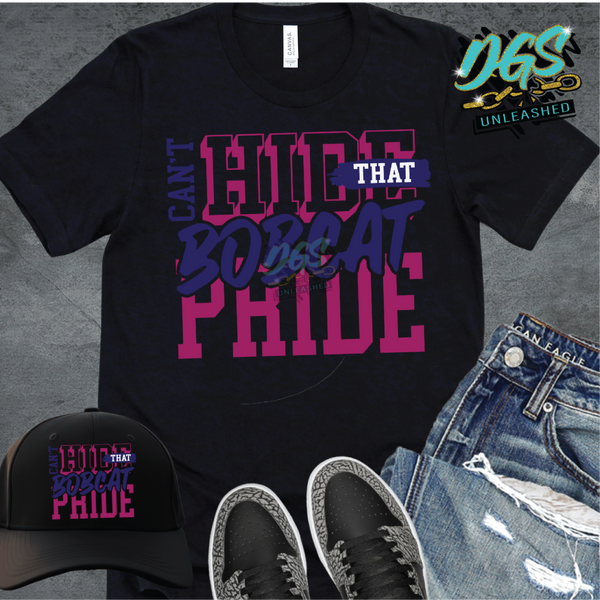 Can't Hide Pride-Bobcat SVG, DXF, PNG, and EPS Cricut-Silhouette Instant Digital Download