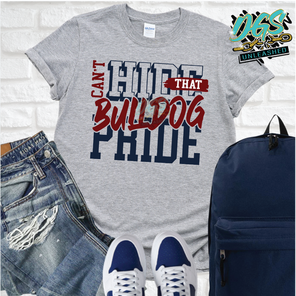 Can't Hide Pride-Bulldogs SVG, DXF, PNG, and EPS Cricut-Silhouette Instant Digital Download