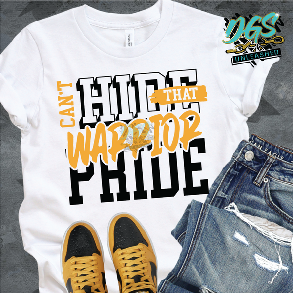 Can't Hide Pride-Warrior SVG, DXF, PNG, and EPS Cricut-Silhouette Instant Digital Download