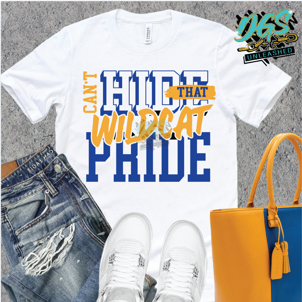 Can't Hide Pride-Wildcats SVG, DXF, PNG, and EPS Cricut-Silhouette Instant Digital Download