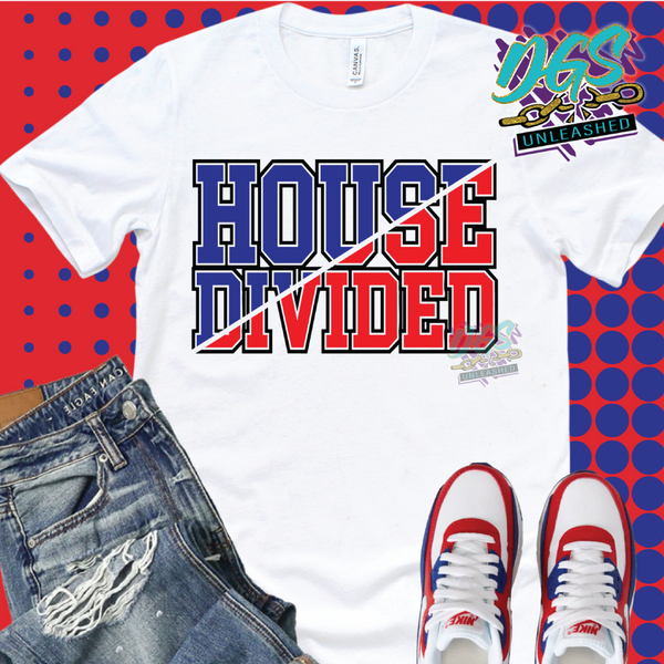 House Divided SVG, DXF, PNG, and EPS Cricut-Silhouette Instant Digital Download