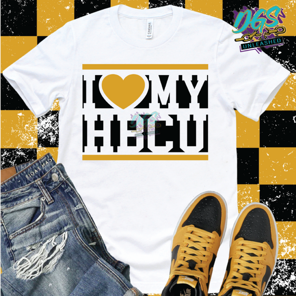 I Love My HBCU SVG, DXF, PNG, and EPS Cricut-Silhouette Instant Digital Download