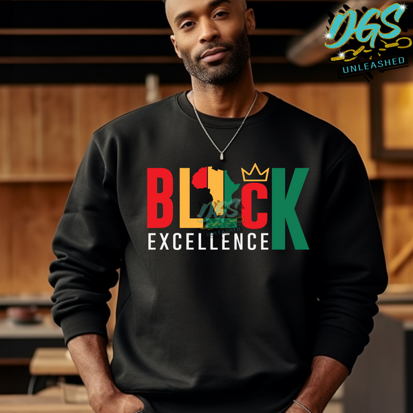 Black Excellence-Color (DTF TRANSFER ONLY!!)