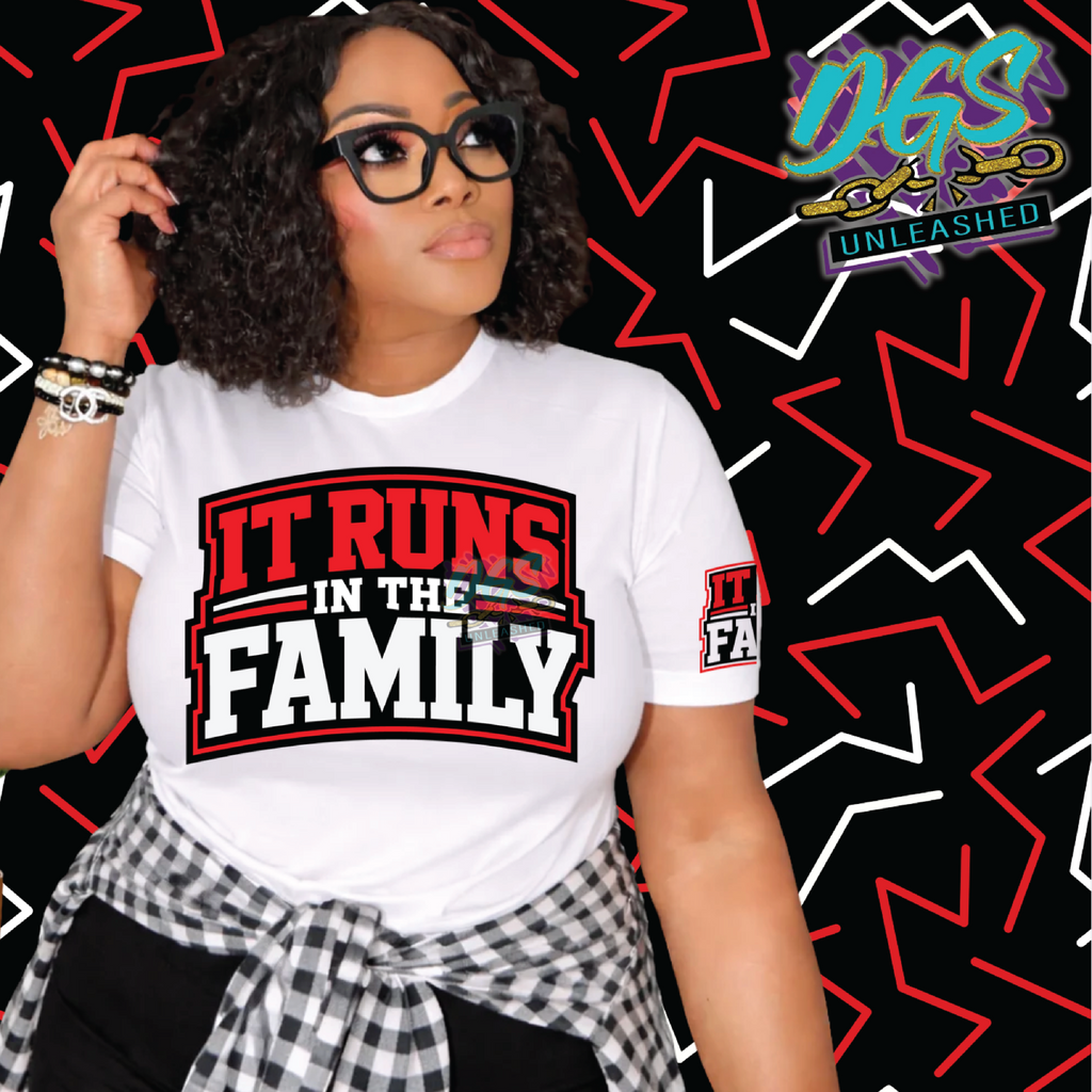 It Runs in the Family SVG, DXF, EPS, PNG Instant Digital Download