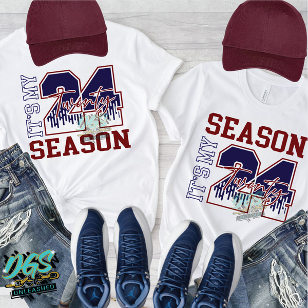 Its My Season 2024 SVG, DXF, PNG, and EPS Cricut-Silhouette Instant Digital Download