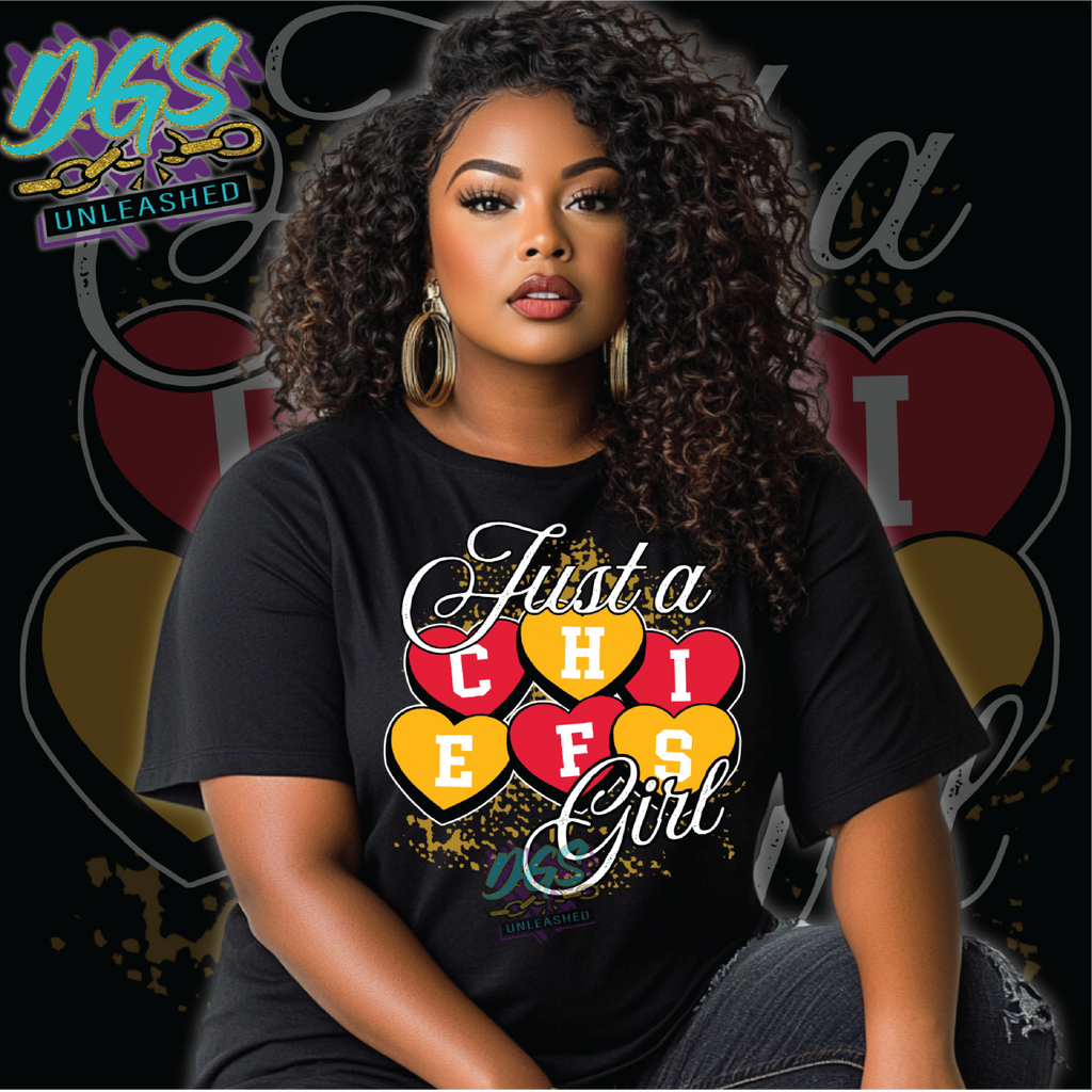 Just a Chiefs Girl PNG ONLY Instant Digital Download