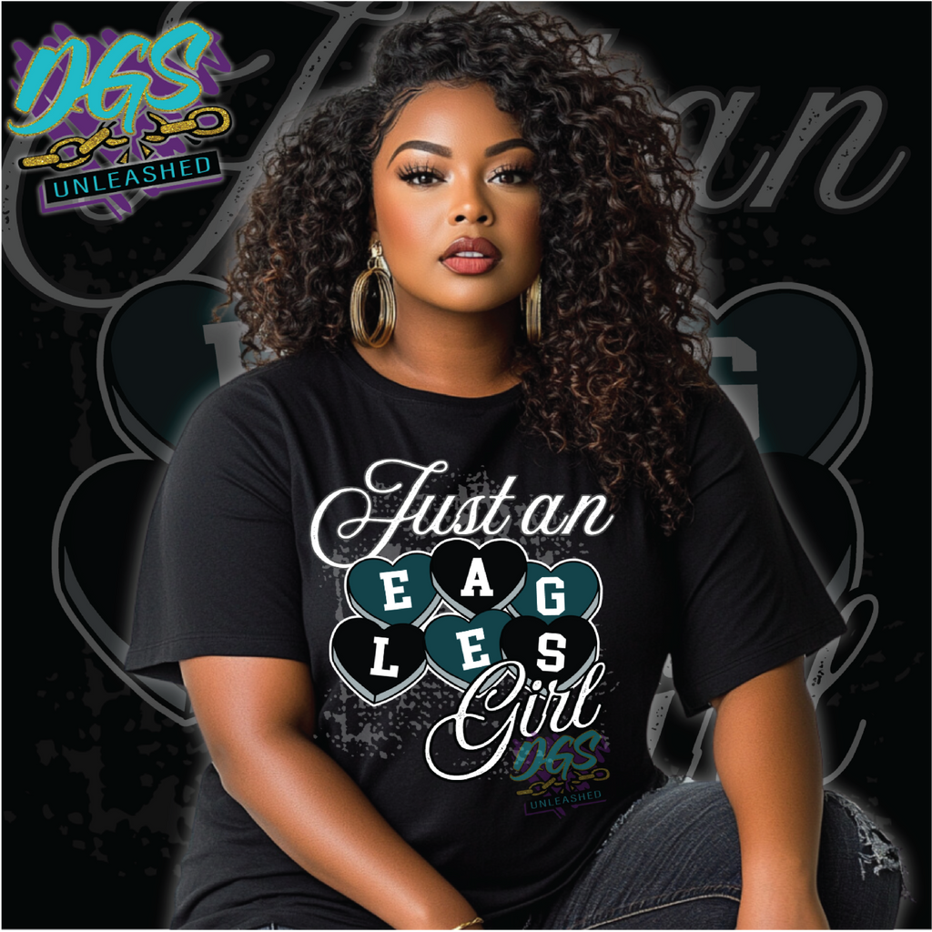 Just an Eagles Girl PNG ONLY Instant Digital Download