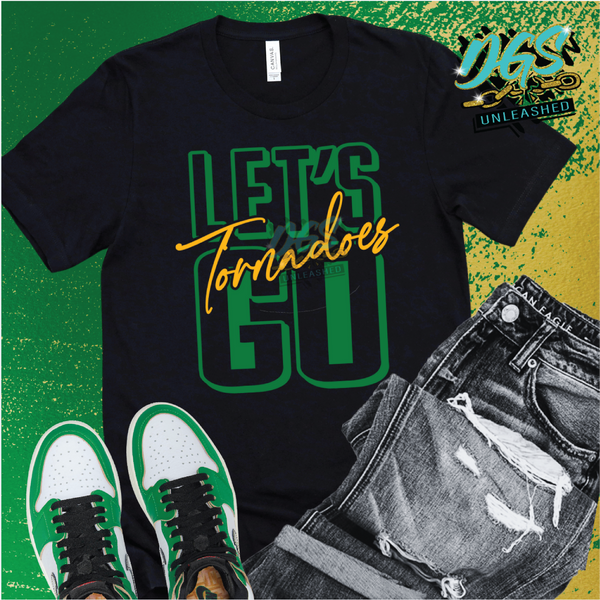 Let's Go Tornadoes SVG, DXF, PNG, and EPS Cricut-Silhouette Instant Digital Download