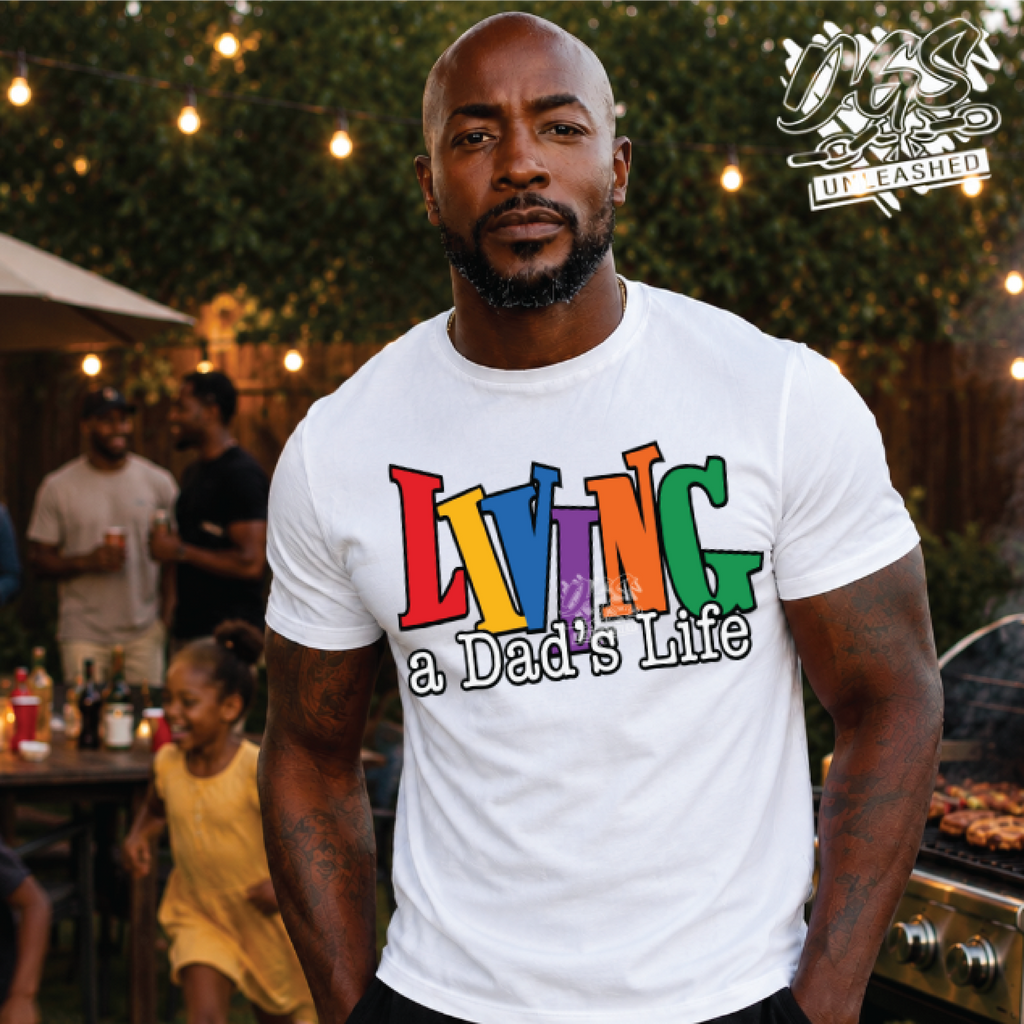 Living a Dad's Life SVG, DXF, EPS, PNG Instant Digital Download