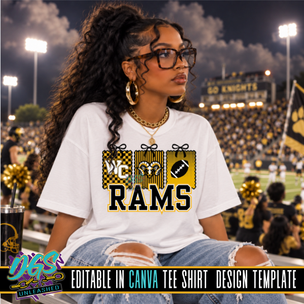 3 Square Template Editable Canva Templates