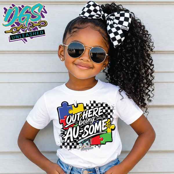 Out Here Being AUsome PNG ONLY Instant Digital Download