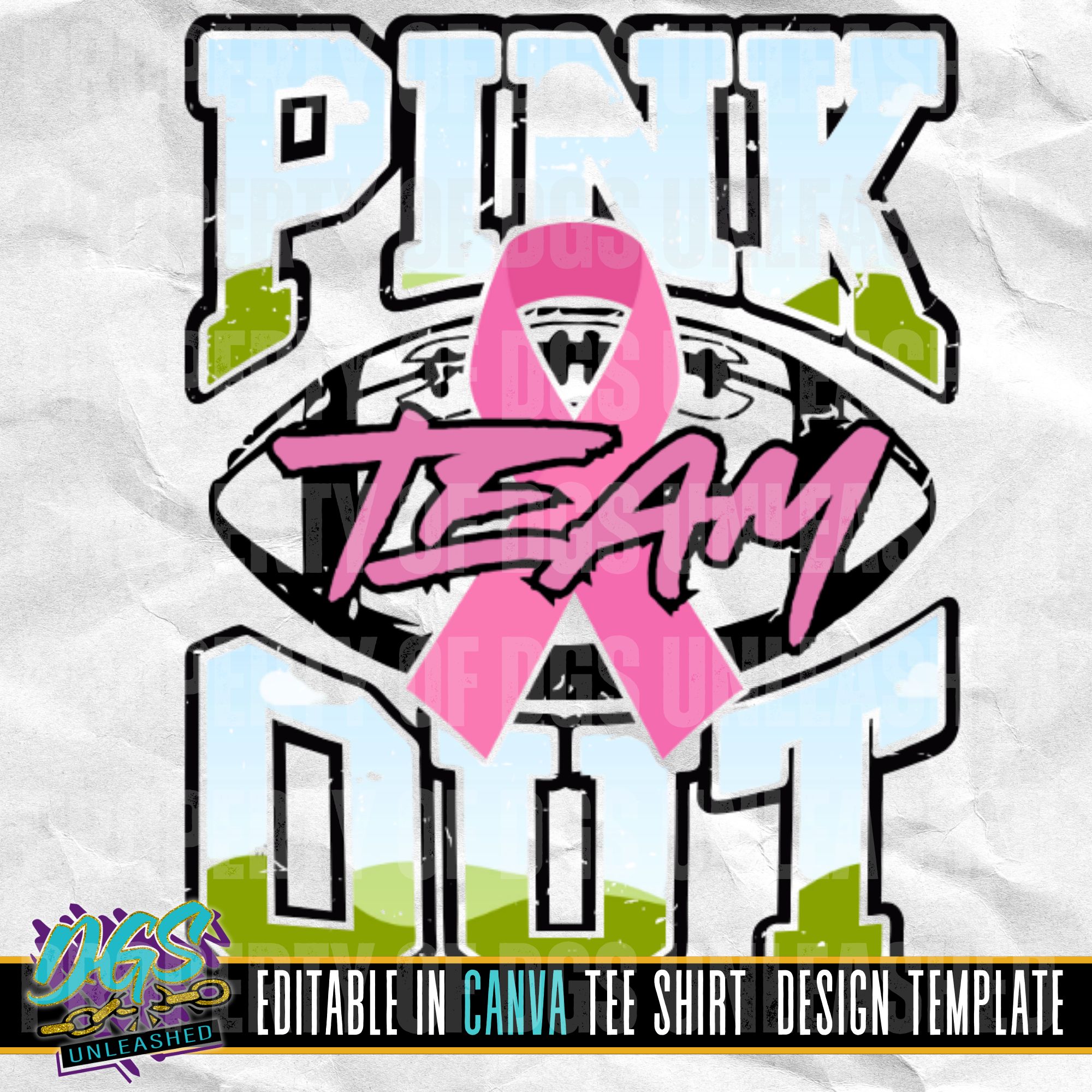 Pink Out Canva Template Editable Canva Template – Da Goodie Shop Unleashed