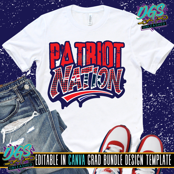 Team Nation Editable Canva Template