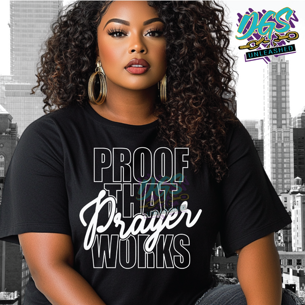 Proof that Prayer Works SVG, DXF, PNG, and EPS Cricut-Silhouette Instant Digital Download