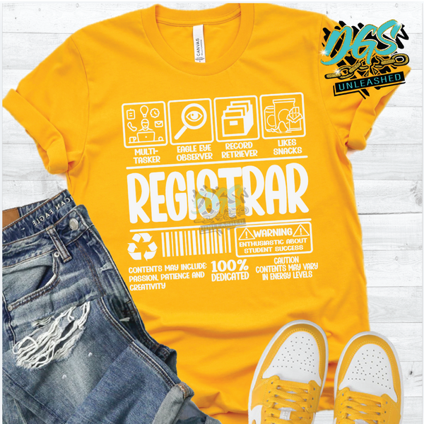 Registrar Label SVG, DXF, PNG, and EPS Cricut-Silhouette Instant Digital Download