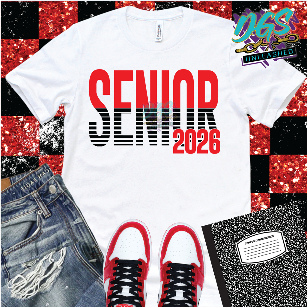 Senior 2026 Halftone SVG, DXF, PNG, and EPS Cricut-Silhouette Instant Digital Download